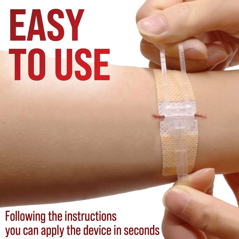 Emergency Wound Closure Strips - 11pk - 2 Types Easy