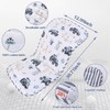 LAT Baby Seat Cover for Prams, Double-Sided Seat Cover Buggy,