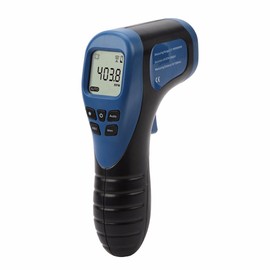 RGBS Digital Tachometer, Non-Contact Digital Tachometer for Automotive, 2.5-99999 RPM Handheld Tachometer with LCD Display with White Backlight