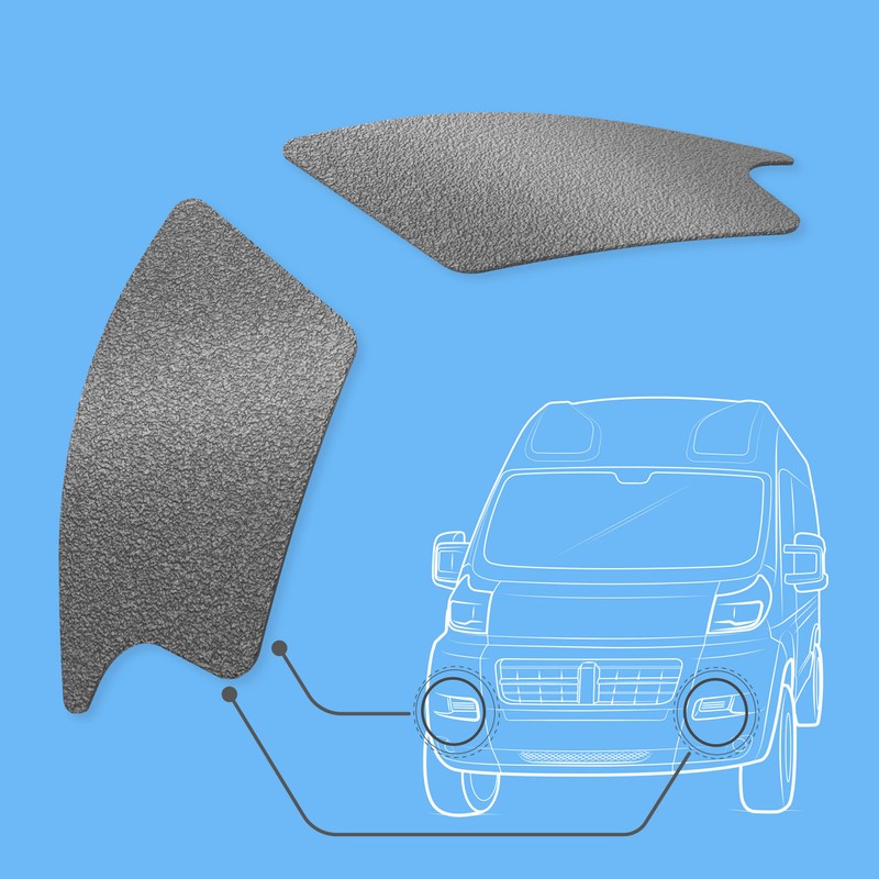 OpenGlass Van Mods - Ram Promaster Front Bumper Step Grips