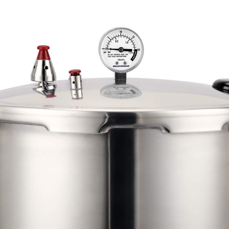 MEASUREMAN Stainless Steel Pressure Cooker Gauge, Pressure Canner Gauge, Steam