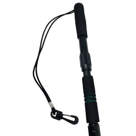 Creative Angler Telescopic Floating Fishing Net with Rotatable Head and Built-in Measuring Tape, Extendable to 37 Inches