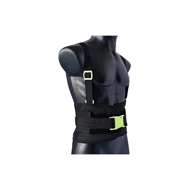 Señor Seguridad Faja Lumbar de Trabajo con Tirantes y 3er