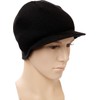 normani® Knitted Hat with Shield Jeep Cap, black