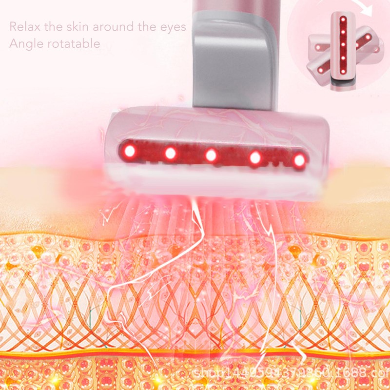 Facial Rejunvenation Wand Microcurrent Introduction Rotatable Vibration Radio Frequency Eye