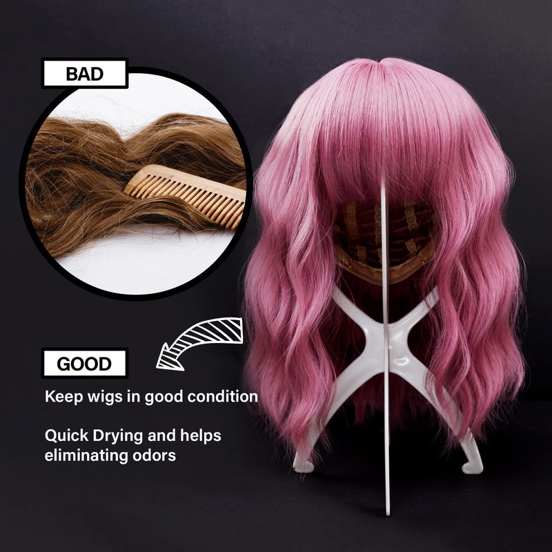 STUDIO LIMITED Portable Durable Fording Wig Stand Wig Dryer Stable