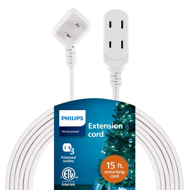 Philips Cable de extensión de 3 Salidas, Cable de 15