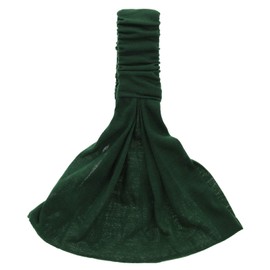 Mytoptrendz® Plain Soft Cotton Extra Wide Headband 3 in 1 Hairband Hair Wrap with Elastic Back Bandeau Hair wrap Gym Workout Yoga Hair Accessories Plain Colour (Green)