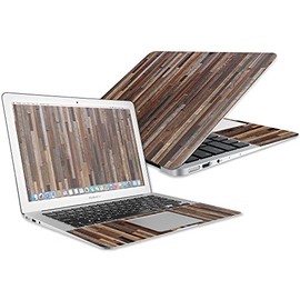 MightySkins Skin Compatible with Apple MacBook Air 13" (2017) - Woody | Protective, Durable, and Unique Vinyl Decal wrap Cover | Easy to Apply, Remove, and Change Styles | Made in The USA