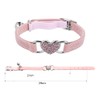 Lotsdonxia Elegant Pink Cat & Small Dog Collar - Featuring