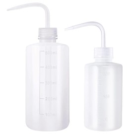 Autdor Squeeze Bottles 2Pcs - 500ML & 250ML Plastic Wash Bottles for Green Soap Cleaning