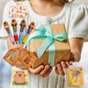 60Pcs Capybara Stationery Party Favors, School Supplies with 4-in-1 Stickers,