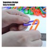 Hztyyier Pack of 100 Plastic Chain Bird Toy Plastic Links