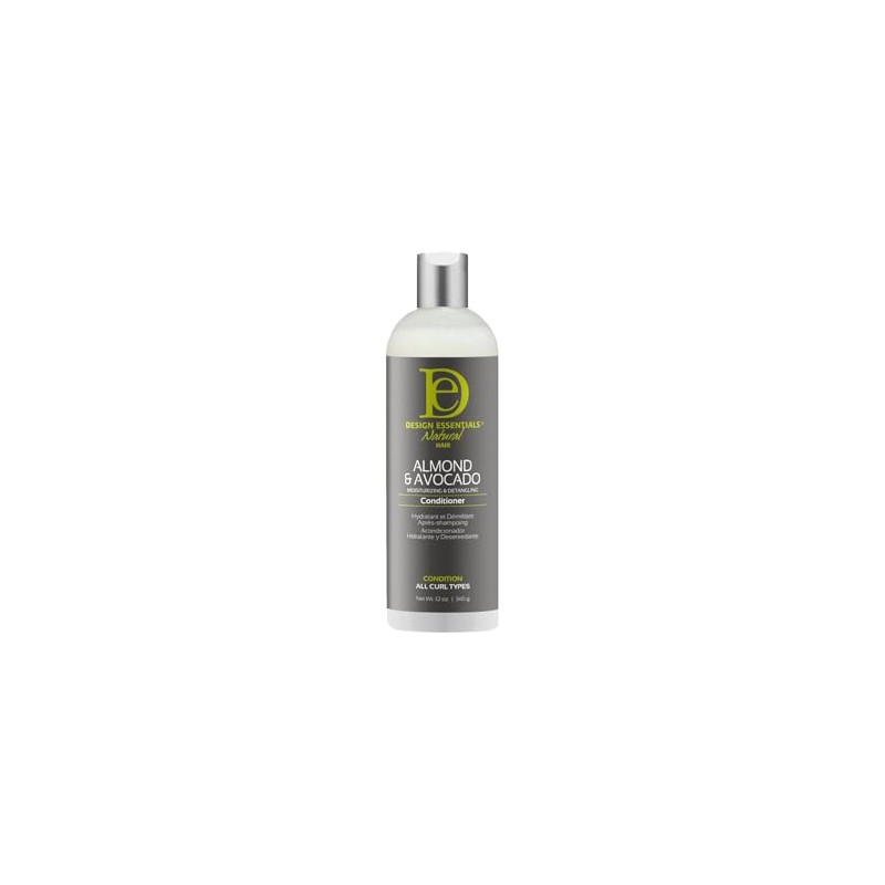 Design Essentials Natural Almond & Avocado Moisturizing & Detangling Conditioner,