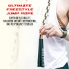Elite Jumps Edge Beaded Adjustable Jump Rope, Do Hard Things