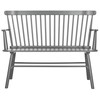 Safavieh American Homes Collection Addison Spindle Back Grey Bench