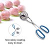 Meat Spoon Stainless Steel Dumpling Mold Non-Stick Ice Tongs Meatball
