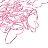100 Pcs Shaped Paper Clips Pink Butterflies Shape Metal Cute