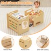Montessori Weaning Table and Chair Set, Wooden Weaning Toddler Kids