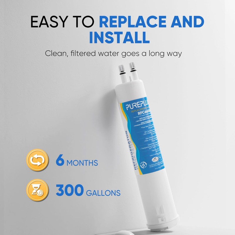 PUREPLUS Compatible with 4396841, Everydrop® Filter 3, EDR3RXD1, 4396710, 46-9083,