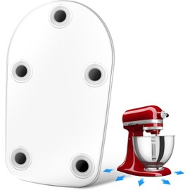 ZHYEEDAA Mixer Slider Mat for Kitchenaid Stand Mixer 4.5-5 QT Stand Mixer Clear Acrylic Sliding Tray Compatible with Kitchenaid Classic 4.5 QT/Artisan 5 Qt Mixer Kitchen Appliances Accessories