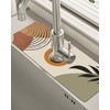 Patterned Sink Faucet Mat Kitchen Splash Guard Super Absorbent Drying