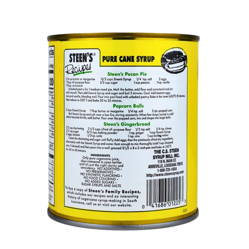 Steen's 100% Pure Cane Syrup 25oz Can (25 Fl Oz