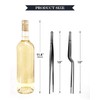 10-inch Cooking Tweezer and Offset Tweezer Set, Tongs Precision Serrated