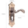 Retro Door Lock Indoor Lever Tongue Lock Handle Lockset Mechanical