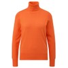 s.Oliver Women's Turtleneck Jumper, Orange 2504