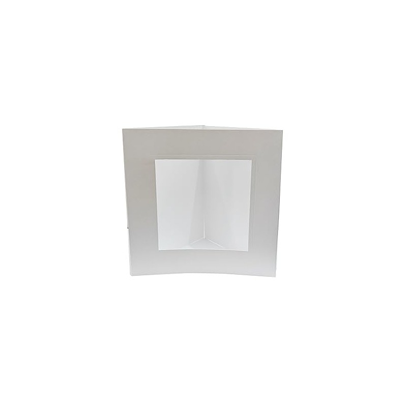 Habico Square White Aperture Cards & Envelopes-Pack 5-150mm x 150mm