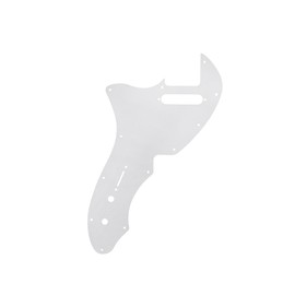 ROZILO Guitar Thinline Pickguard Plate with Screws Re-issue Guitar Part Fit 69 Telecaster Thinline White Pearl