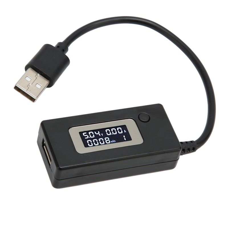 USB Voltage Current Tester LCD Display 50mA‑3500mA USB Multimeter 3‑15V