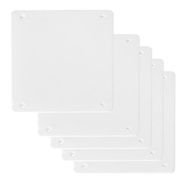 WITTKOWARE Replacement Lid for Flush-Mounted Junction Box 150 x 150 mm, White, Paintable Pack of 5