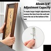 Blulu 10 Pcs Adjustable Picture Hangers J Hooks Mirror Hanging