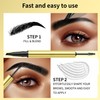 Waterproof Eyebrow Pencil - Microblading Eyebrow Pen 2-in-1 Dual-Ended 3D