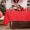 smiry Christmas Table Cloth Wipe Clean 140x180 cm, Xmas Wipeable