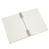 A6 Spiral Notebook, 60 Lined Sheets, 120 White Pages, Blue