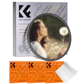 K&F Concept 82mm 1/4 Black Mist & ND2-32 Filter, Multi-Function Filter, 2 in 1, Soft Effect + Dimming Effect, Variable ND Filter, Soft Filter, 18 Layer Nano Coating (Nano-Klear)