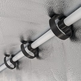 TronicXL Cable Clips Organiser for Grow Box Tent Cabinet 16 mm Poles Attachment Accessories for Grow Box Cable Guide for Homebox Grow Cabinet Secret Jardin DiamondBox Zelsius Mars Hydro etc.