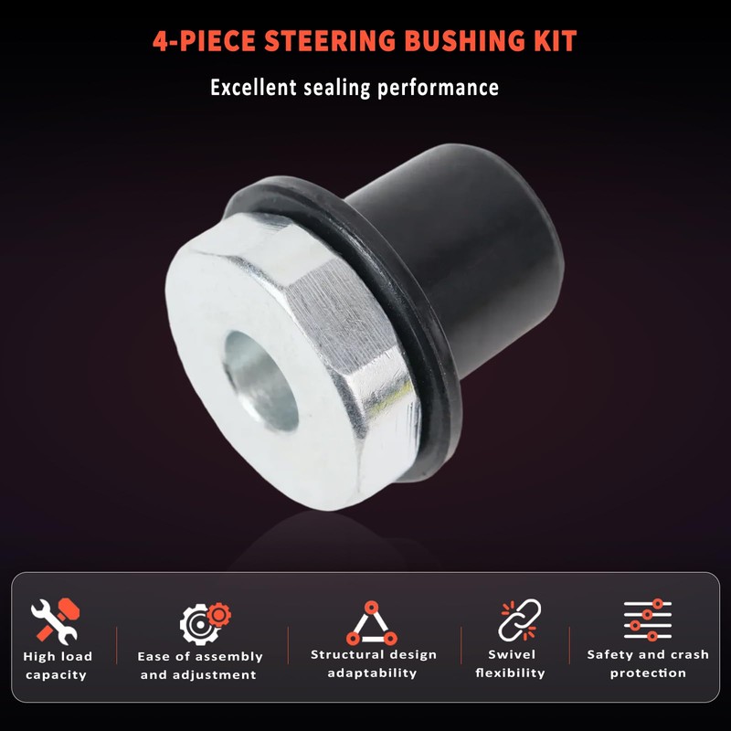 4PCS Steering Rack and Pinion Mount Bushing Compatible with 2000-2012