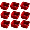 Cultivating Lacquer H-151-66 6.5-inch Heavy Block Dividers, 9 Red Partitions