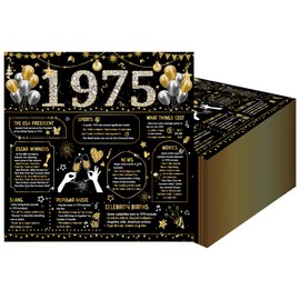 50th Birthday Napkins Black Glod - 50 Pcs Vintage Disposable Cocktail Napkins for Men Women Anniversary Holiday Celebrations Disposable Serviettes Birthday Party Supplies Table Decor(6.5 X 6.5 in)