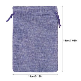 15Pcs Bags Drawstring Storage Bag Bulk Linen Calico Cotton Tote Gift, Reusable Gift Bags for Birthday, Wedding Favors, Art and DIY Craft