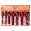 Groz 26441 Bell Type Arch Punch Set, 7pc with 1/4",