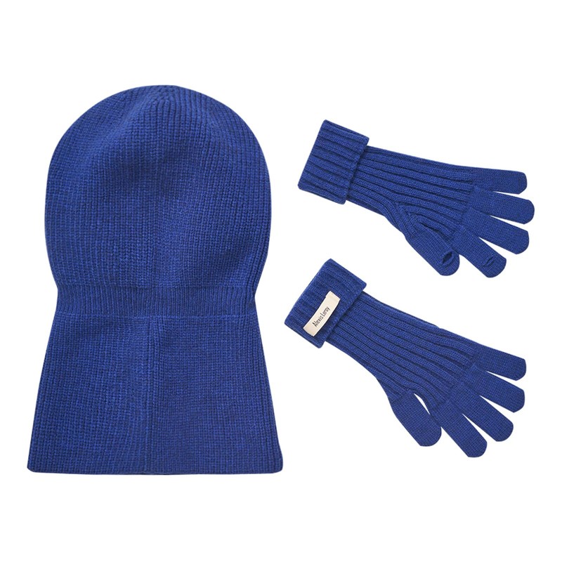 Alexis Leroy 2pcs Balaclava Hat & Glove Sets for Women,