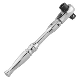CeTsronixoC Reversible Ratchet, Robust and Easy to Use, 72-tooth Ratchet Wrench, Versatile Use, Ratchet Ratchet, for Car Repair, Furniture Assembly (Silver)