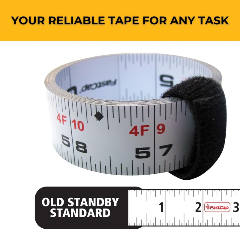 FastCap Peel & Stick Standard/Metric Measuring Tape - Perfect for