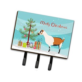 Caroline's Treasures BB9247TH68 Alpine Goat Christmas Leash or Key Holder, Triple, Multicolor