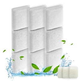 Omirich 3 Pack Replacement Filter & Pre-filter Sponge for Automatic Pet Fountain OM2401, Cat Water Fountain Motion Activated, Dog Water Dispenser